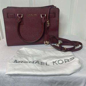Michael Kors burgundy bag